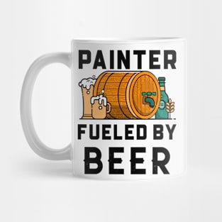 Funny Painter Beer lover design Mug